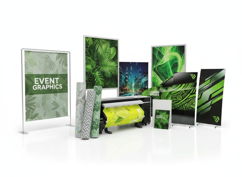 Großformatdruck in wien, Rollups, Plakate, Banner, Transparente